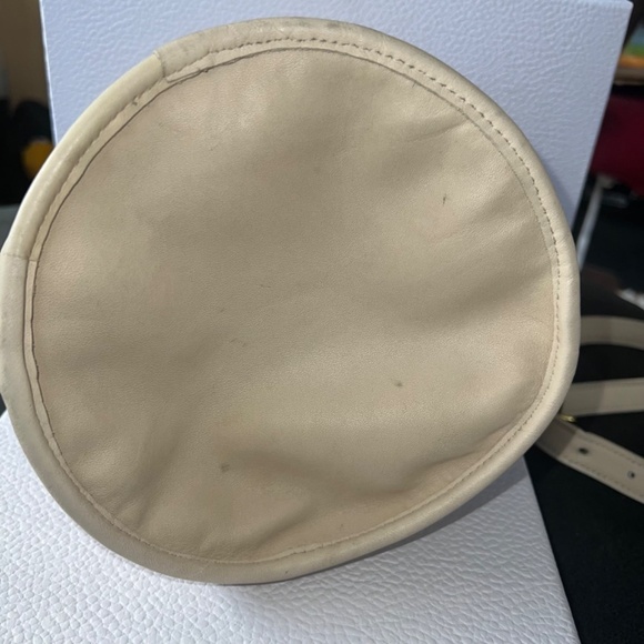 Vintage Coach Pocket Drawstring 4020 Crossbody Bag Bone Pre 94 USA - Picture 4 of 12